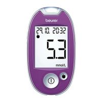 Beurer Blutzuckermessgerät GL 44 mmol / l f. Diabetiker lila