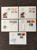 CH 1977 FDC 5 Stück Ersttagsbriefe Diverse Motive