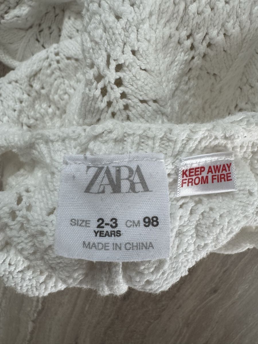 Zara Jumpsuits: Zara Jumpsuit gehäkelt weiss 98 – Gebraucht aus Galgenen von Vintluxe 1