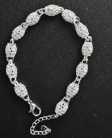 Wunderschönes Armband, 925 versilbert,19 cm + 2cm