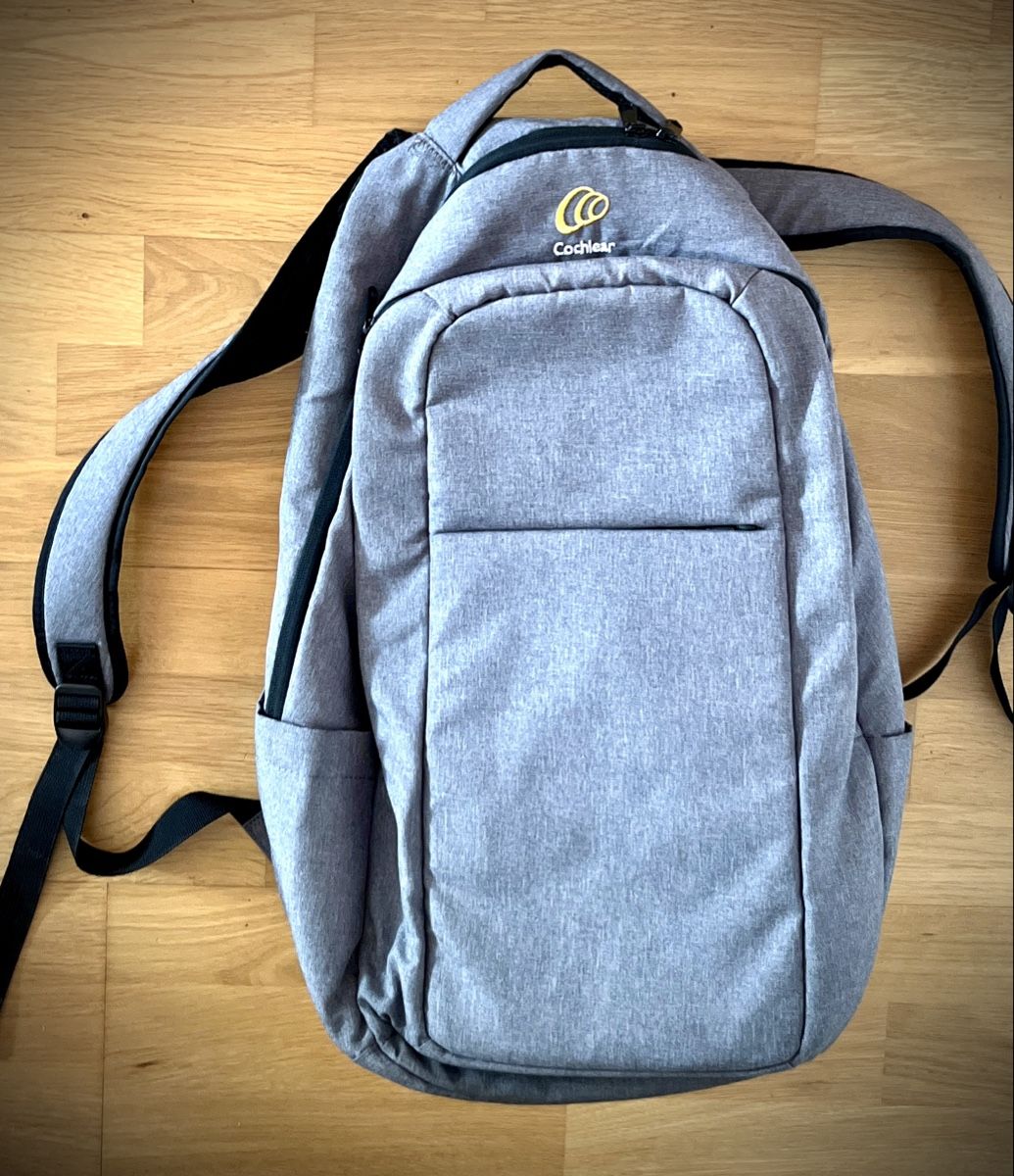 Rucksäcke: Grosser, praktischer Rucksack grau mit Cochlear-Logo – Gebraucht aus Zürich von Hypera