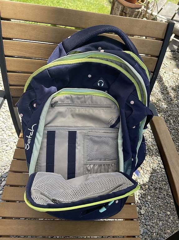 Rucksäcke:  Satch Schulrucksack Navy Dots  – Gebraucht aus Künten von Gubapri 2