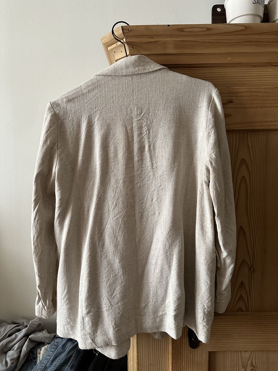 Jacken: Lili Sido Leinen Blazer, Beige, Grösse S – Neu (gemäss Beschreibung) aus Luzern von nisssa 1
