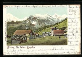 Mürren, Ortspartie mit den beiden Kapel