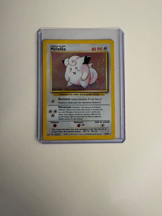 Cartoline: Carte Pokémon Mélofee 40 PV 5/64 Wizard 1999 – Usato da Bursins venduto da Panda_19