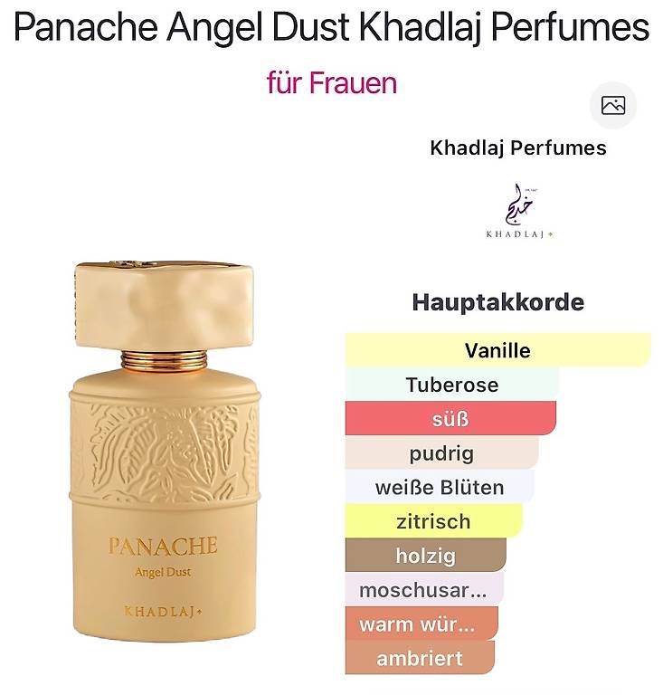 Profumi & Eau de Toilette: Panache Angel Dust von Khadlaj Perfumes – Usato da Sevelen venduto da Hockey2026
