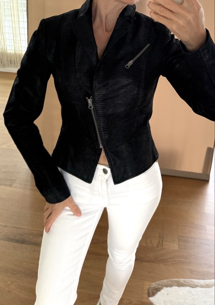 Only Giacche: Lederjacke Only schwarz Gr. XS/34 – Usato da Stansstad venduto da InStyle8 3