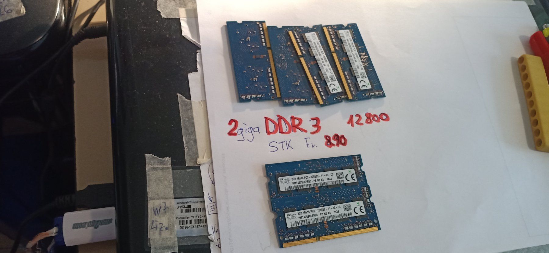 Schede di memoria: 4  GIGA RAM DDR 3 NOTEBOOK – Usato da wila venduto da audi48 2