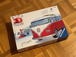 Puzzle 3D Volkswagen Combi Transporter T1, 162 pièces