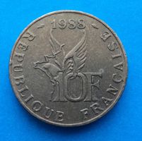 Frankreich: 10 Francs 1988 Roland Garros, SS