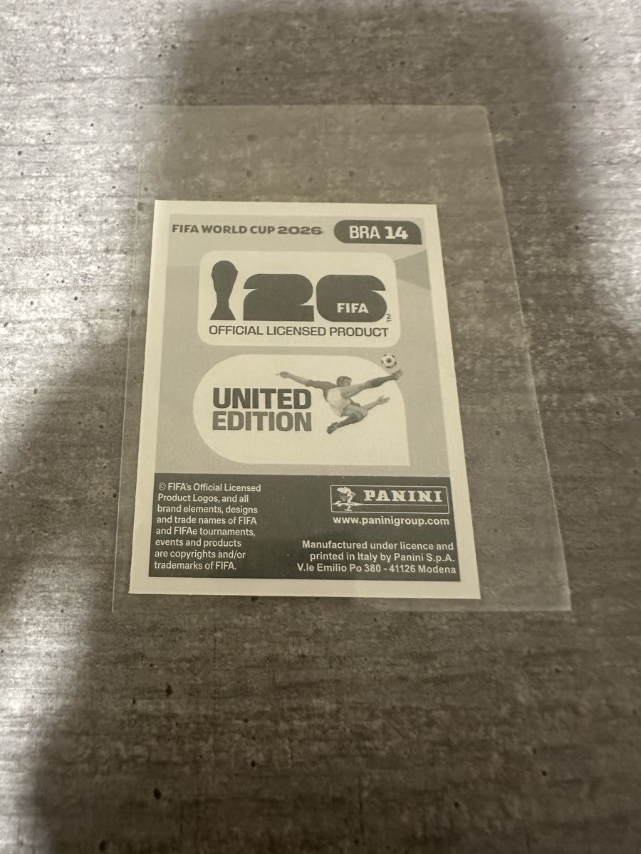 Panini Carte collezionabili: BRA 14 , FIFA WORLD CUP 2026 PANINI  – Nuovo (secondo la descrizione) da Frauenfeld venduto da 1PegPeg1 1