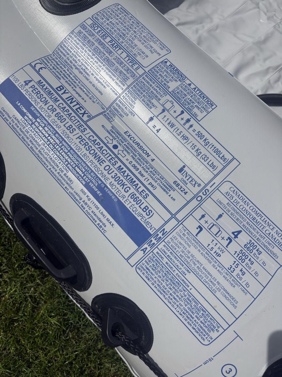 Boote: INTEX Schlauchboot Excursion 4, Sommer-Hit!  – Gebraucht aus Kreuzlingen von Danny161618 1