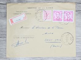 CL06 Enveloppe + Timbre Belgique 1965