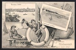 Kiel, Panorama und Hafen, Geschwader im 