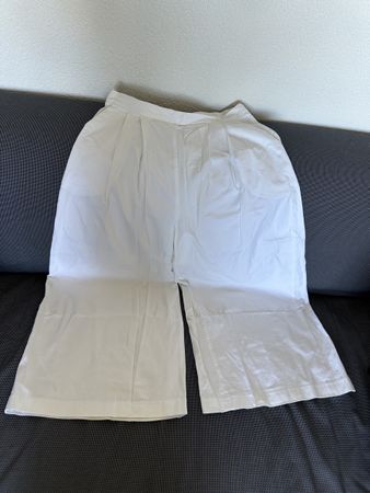 Pantalon TRICOT femme taille 38 blanc