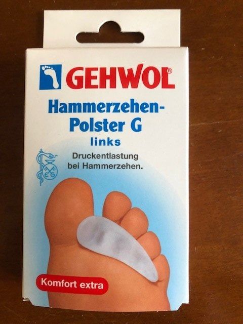 Pedicure: Hammerzehen - Polster G links mit Puder – Nuovo e nell'imballaggio originale da Nottwil venduto da Frontal