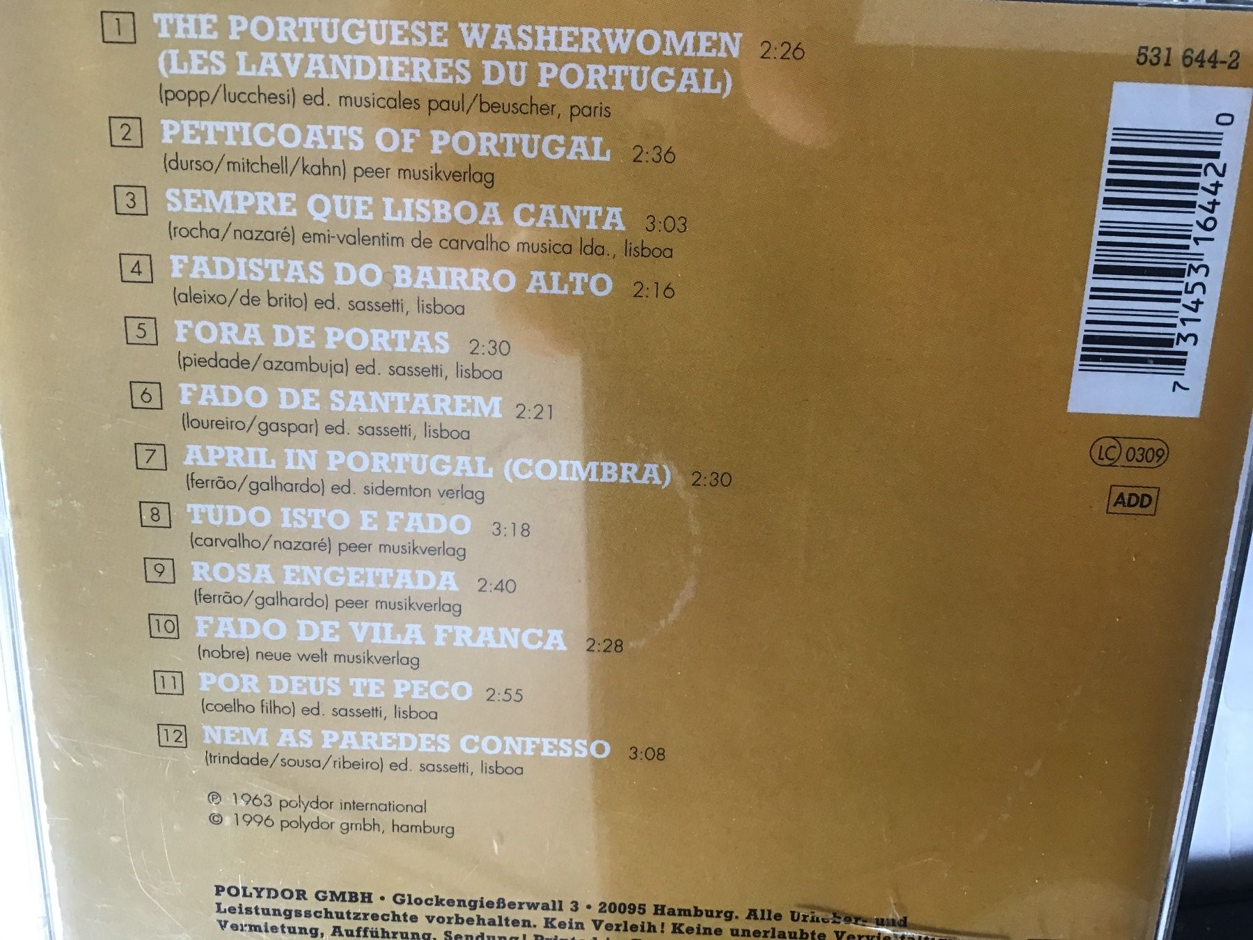 CDs: Bert Kaempfert - April in Portugal CD - – Gebraucht aus Thierachern von sweden08 1