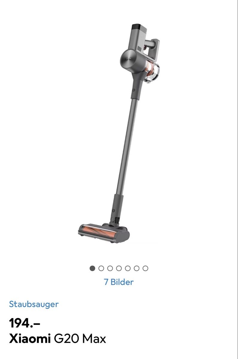 Xiaomi Aspirateurs & Accessoires: Xoaomi G20 Max Staubsauger  – D'occasion à Bülach par rox_9hc7