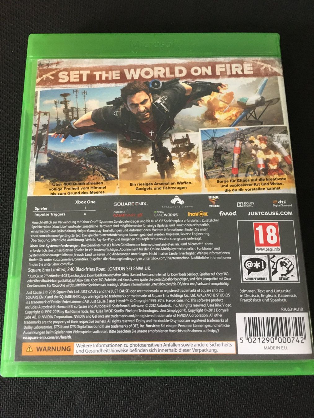 Microsoft Spiele: Just Cause 3 für Xbox One – Gebraucht aus St.Gallen von sjosjo 1