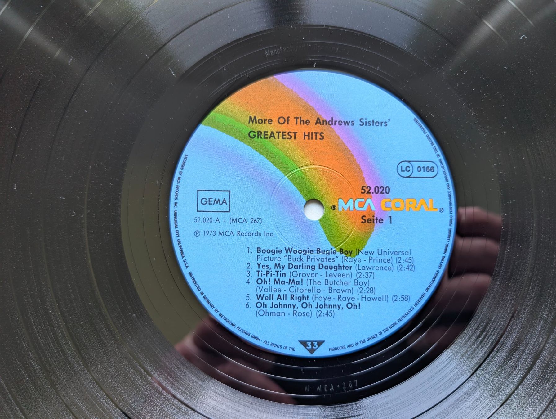 Dischi in vinile: Andrews Sisters  3x – Usato da Ebikon venduto da kisuM 3