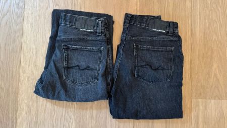 7 For All Mankind “Ryan” Set (2x Jeans) – Size 29 – Schwarz
