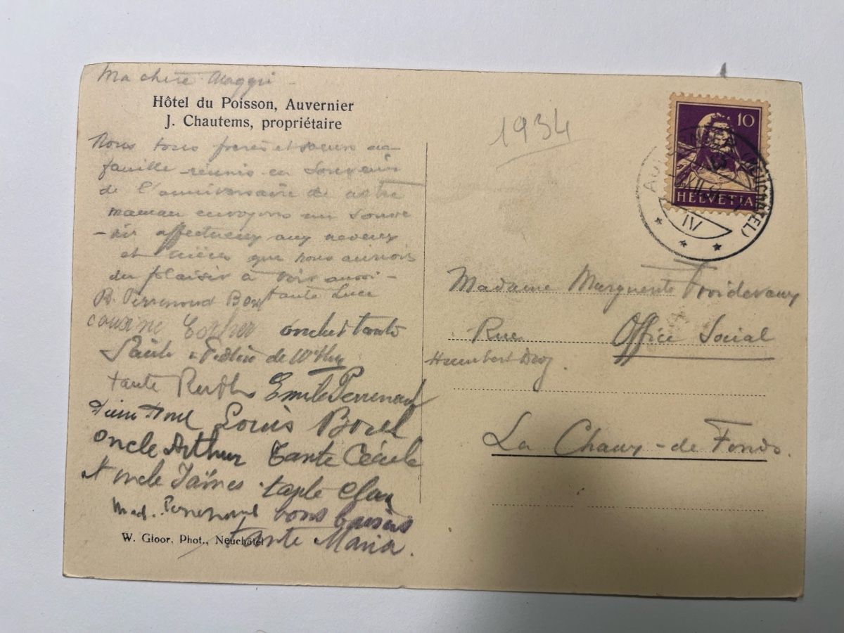 Cartoline postali: Carte postale  – Usato da Cernier venduto da Psidium58 1
