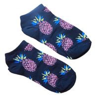 Sneaker-Socken Ananas / Früchte / Fruits