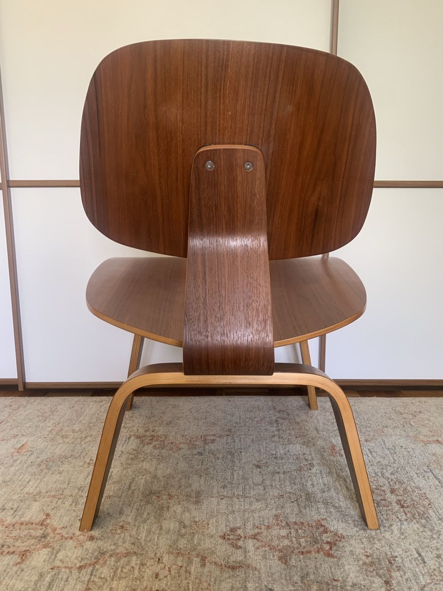 Eames Poltrone: Fauteuil Eames MCW Chaise pour Vitra - Noyer – Usato da Lausanne venduto da Xiaoxi 4