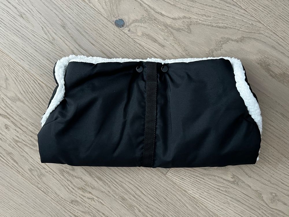 LaLoona Kinderwagen Handschuhe Mit Teddy-Fleece - Wind- Und Wasserabweisend, Melange Grey