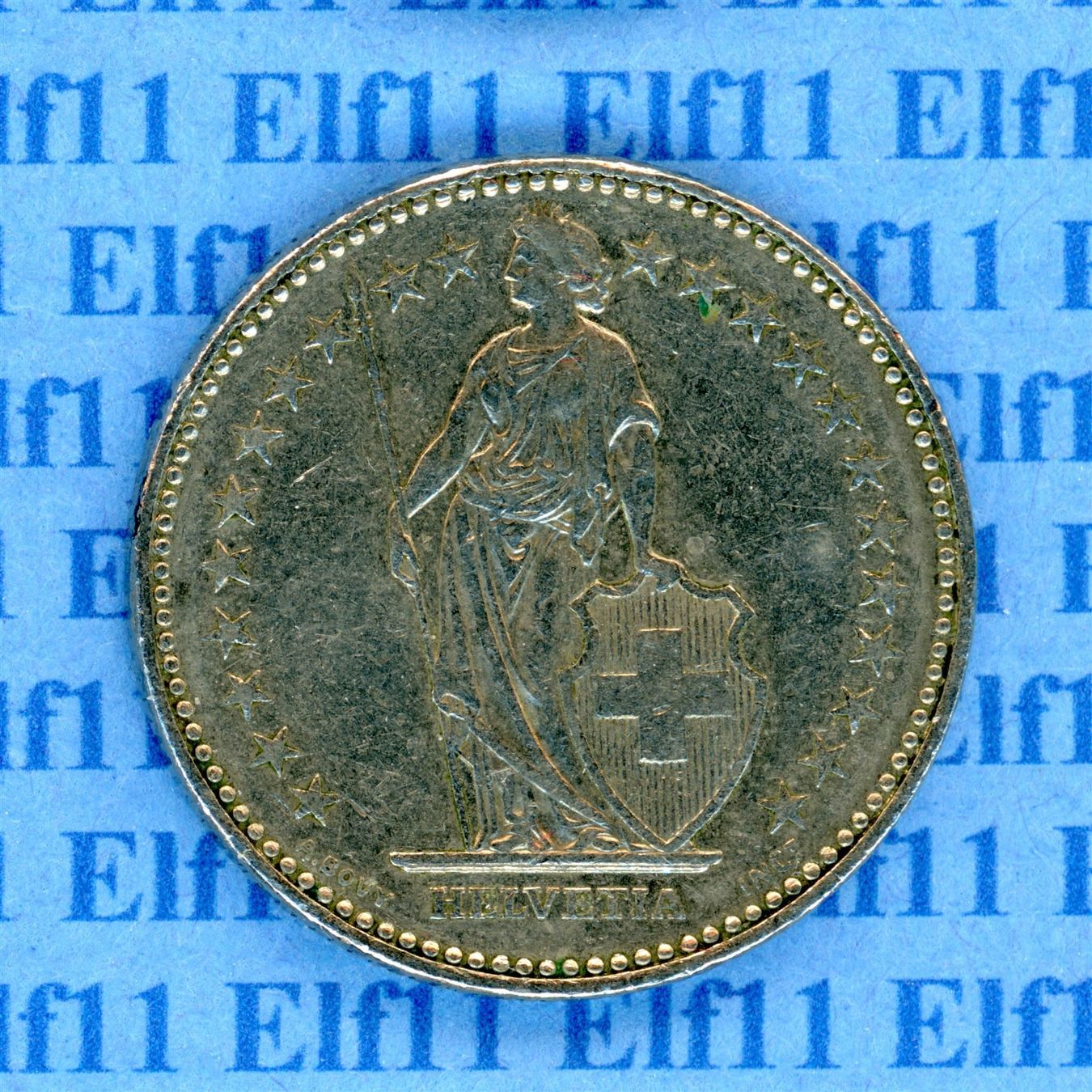 Tutti le monete: CHF___2.00 1984 -vz 2 Franken – Usato da Widnau venduto da Elf11 1