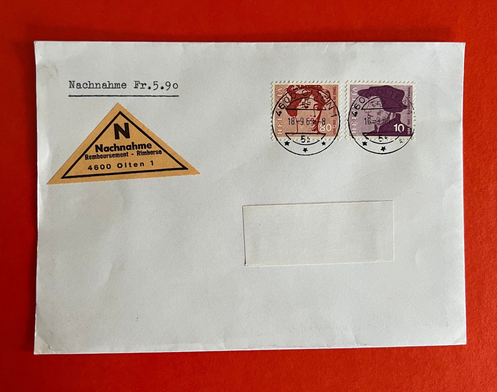 Buste & buste per spedizione: 5 Sonderbriefe  Schweiz – Usato da Ostermundigen venduto da iFonso 1
