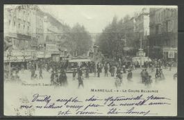 Carte P de 1900 ( Marseille / Le Cours Belsunce )