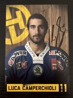 Autogrammkarte Luca Camperchioli HC Davos signiert