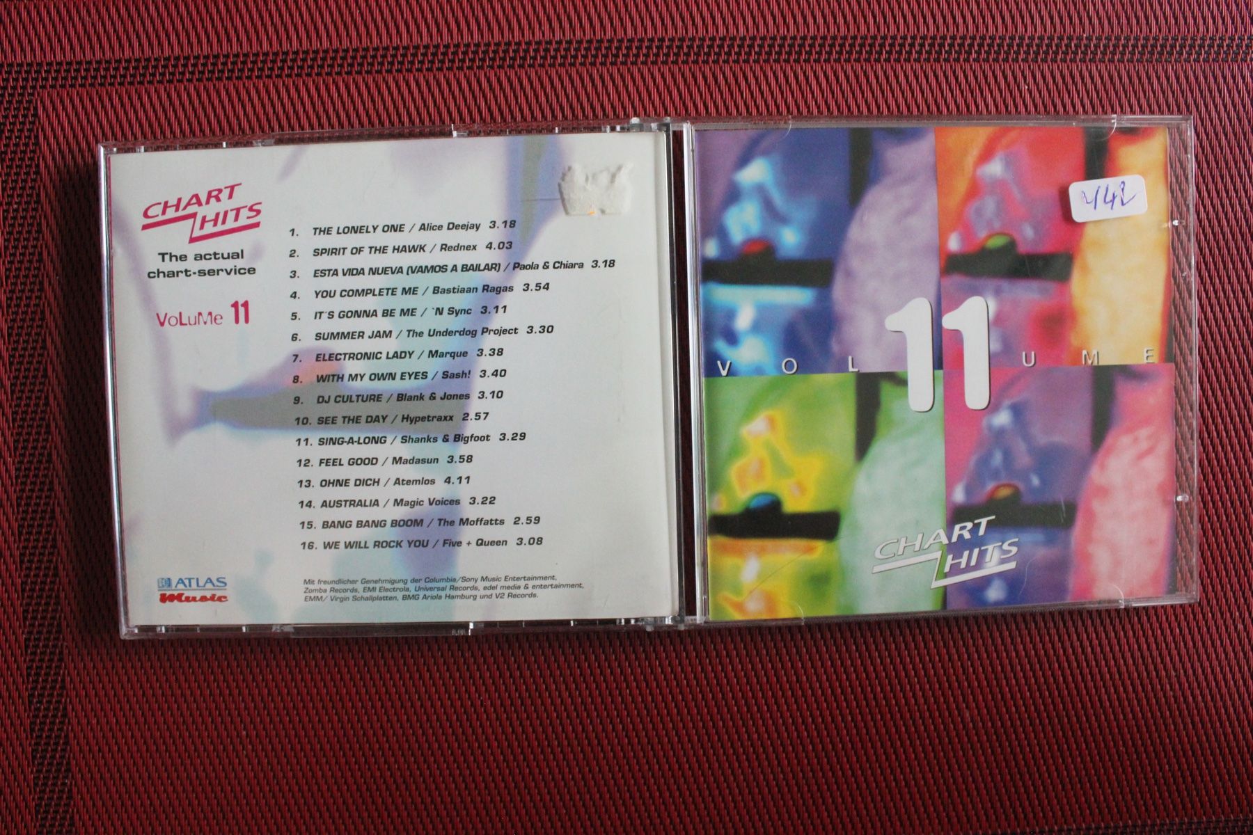 CD: Chart Hits 11/2000 Vol. 11   (442) – Usato da Geroldswil venduto da CD-Verkauf-2022