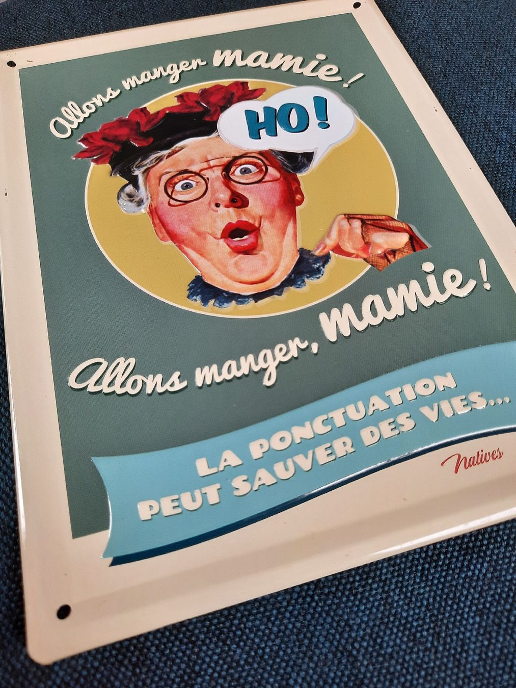 Alle Dekorationen: Witziges Retro Blechschild "Mamie" von Natives – Neu (gemäss Beschreibung) aus Unterterzen von elebo 2