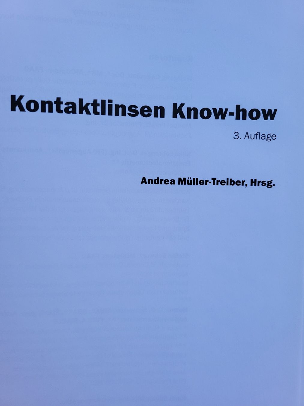 Libri: Kontaktlinsen Knowhow – Nuovo (secondo la descrizione) da Ennetbaden venduto da saaldrei 2