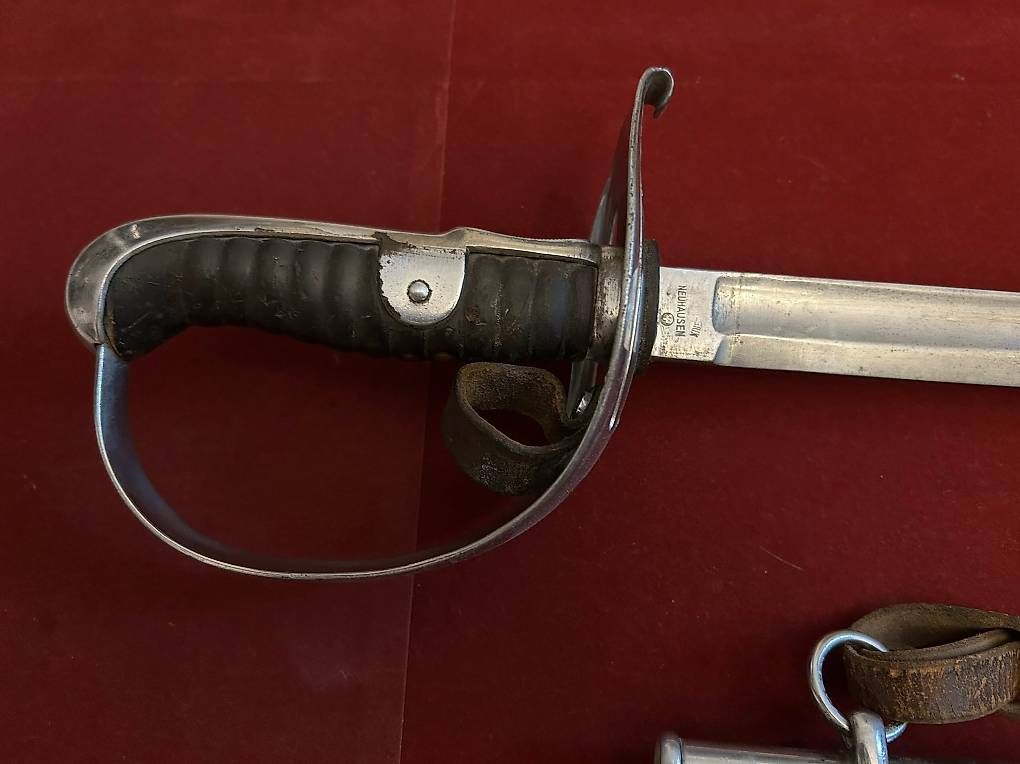 Armi bianche: Kavalleriesäbel Schweiz M1896 – Usato da Walchwil venduto da Holger2 1