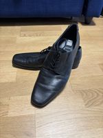 FRETZ men Business Schuhe, Leder, schwarz, Gr. 43 / 10
