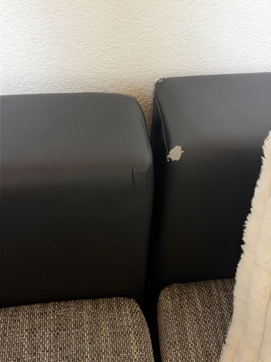 Sofas: Grosses Ecksofa / Wohnlandschaft Schwarz-Grau  – Gebraucht aus Heerbrugg von verkaufat 3