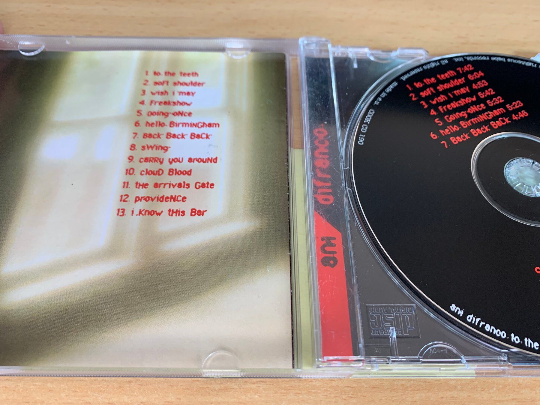 CD: Ani DiFranco – To The Teeth – Usato da Rikon im Tösstal venduto da Alpenmutz 2