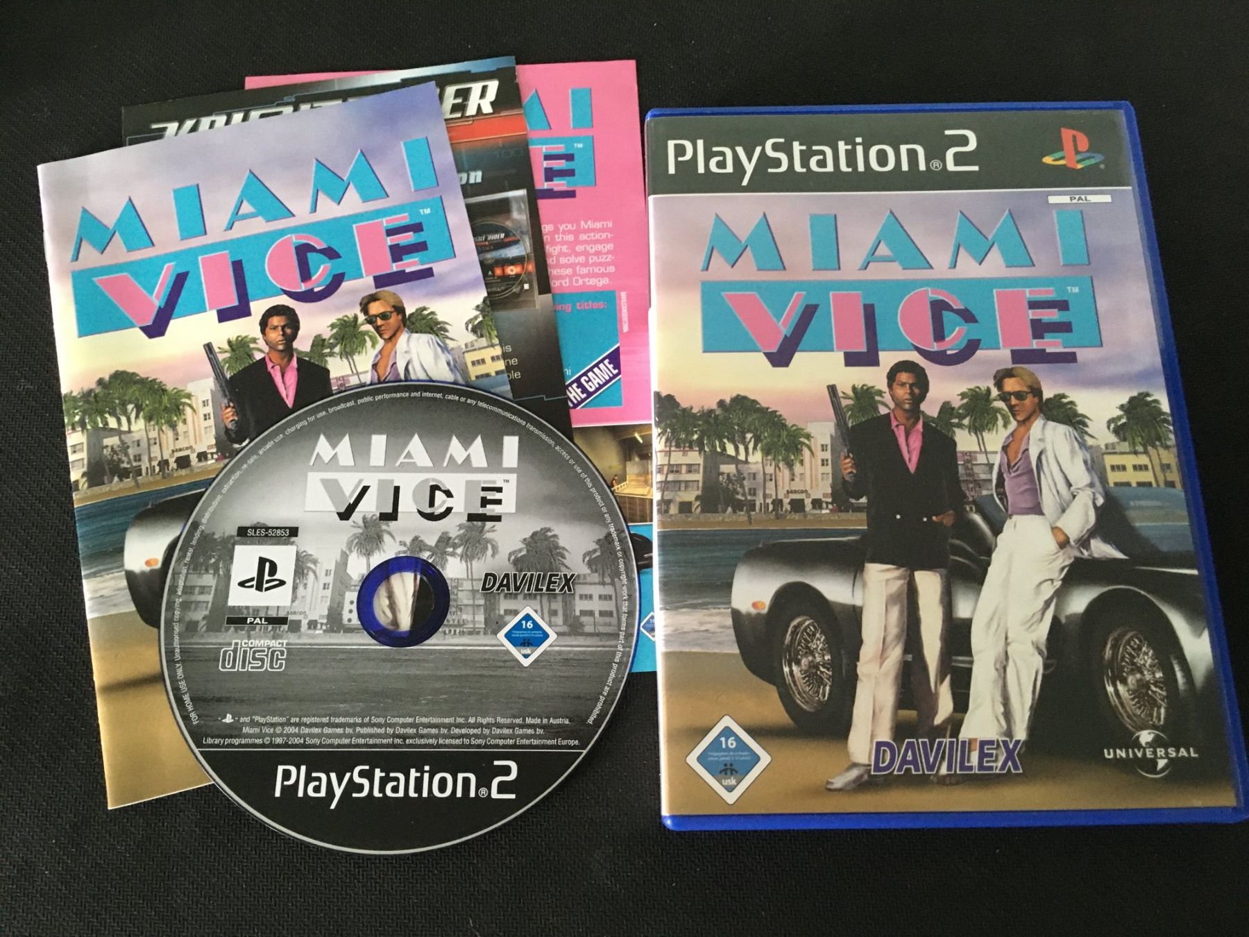 Sony Spiele: Miami Vice für PS2 / Playstation 2 – Gebraucht aus St.Gallen von sjosjo