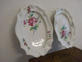 Fayence Keramik Servierplatten