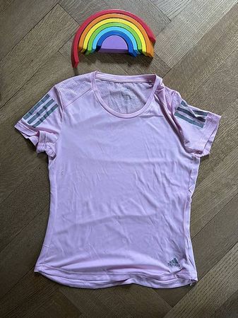 Running T-shirt Adidas rosa Gr S