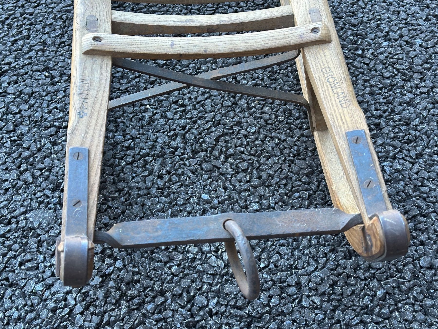 Schlitteln: Alter Holzschlitten – Gebraucht aus Obstalden von Porco13 3
