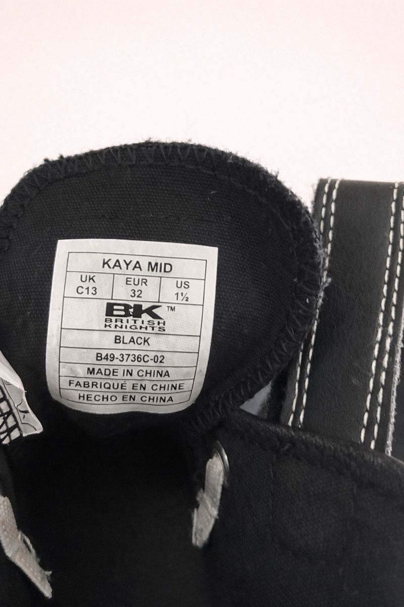 Scarpe per ragazzi: BASKETS MONTANTES BK NOIRES – Usato da Lausanne venduto da mar_6snp 4