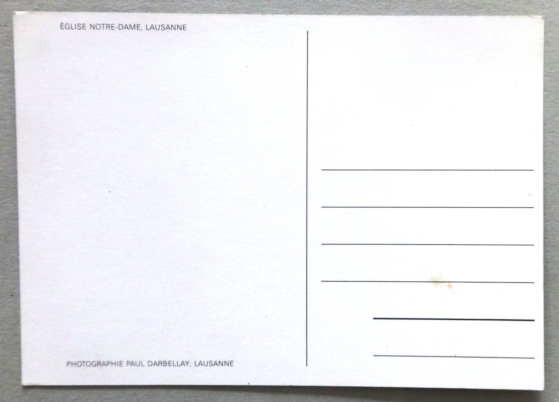 Cartoline postali: Eglise Notre-Dame, Lausanne – Usato da Fétigny venduto da Billy2miny 1