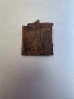 Vintage Fasnacht Basler Plakette 1964 Kupfer