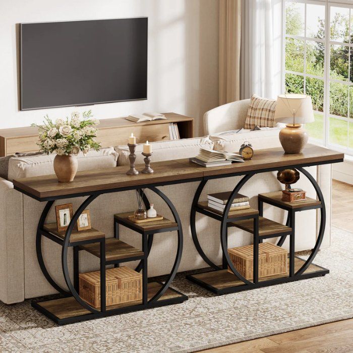 Tavoli: Konsolentisch 105cm 4 Ebenen Industrial – Nuovo e nell'imballaggio originale da Gretzenbach venduto da Genfi-Shop 3