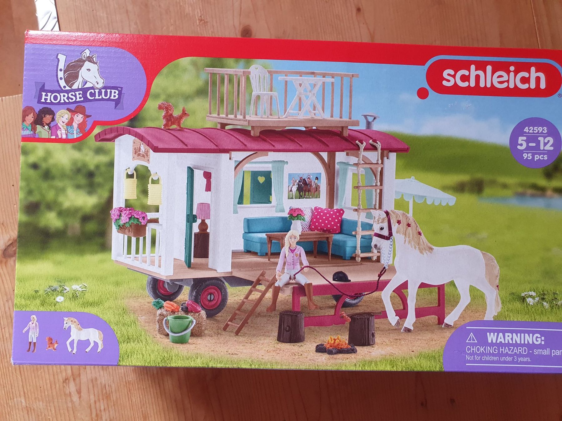 Schleich Giocattoli: Schleich Hors Club Wohnwagen – Nuovo e nell'imballaggio originale da Oftringen venduto da papillon075