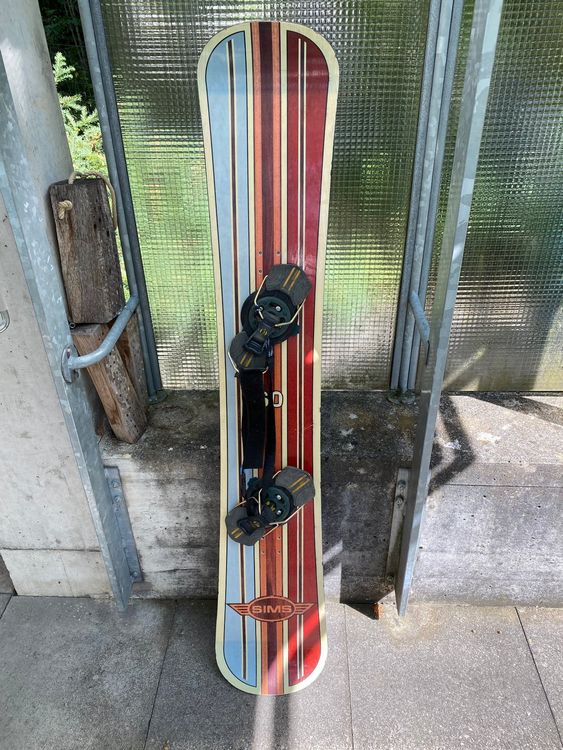 Snowboard von Sims mit FritschiBindungen Kaufen auf Ricardo